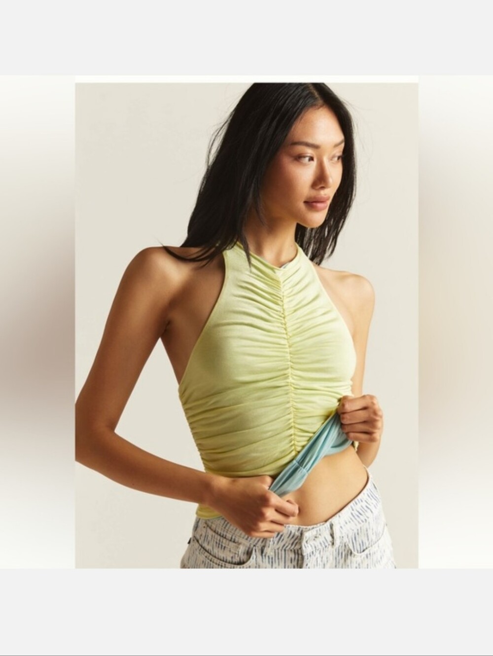 ❣️NWT Anthropologie Pilcro Ruched Reversible Tank In Size S